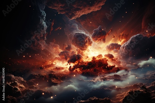 Cosmic Armageddon, Judgment Day of Planet Earth © YouraPechkin
