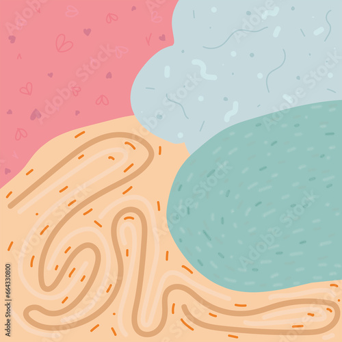 cute background of delicate shades
