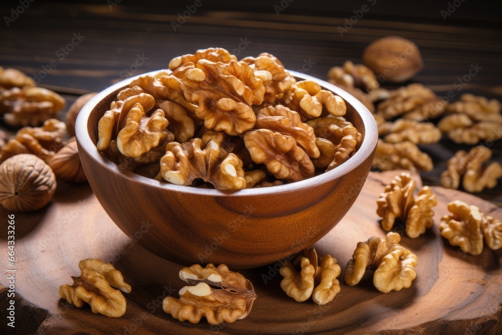 bowl of walnuts indicating omega-3 for skin health bowl of walnuts indicating omega-3 for skin health
