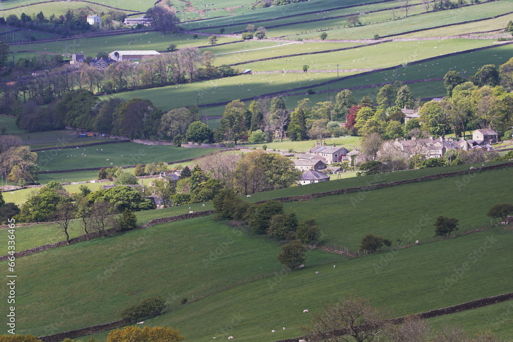 The Fold in the dales village of  Lothersdale, Craven District, North Yorkshire, England, UK