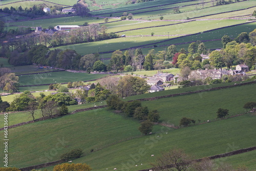 The Fold in the dales village of Lothersdale, Craven District, North Yorkshire, England, UK