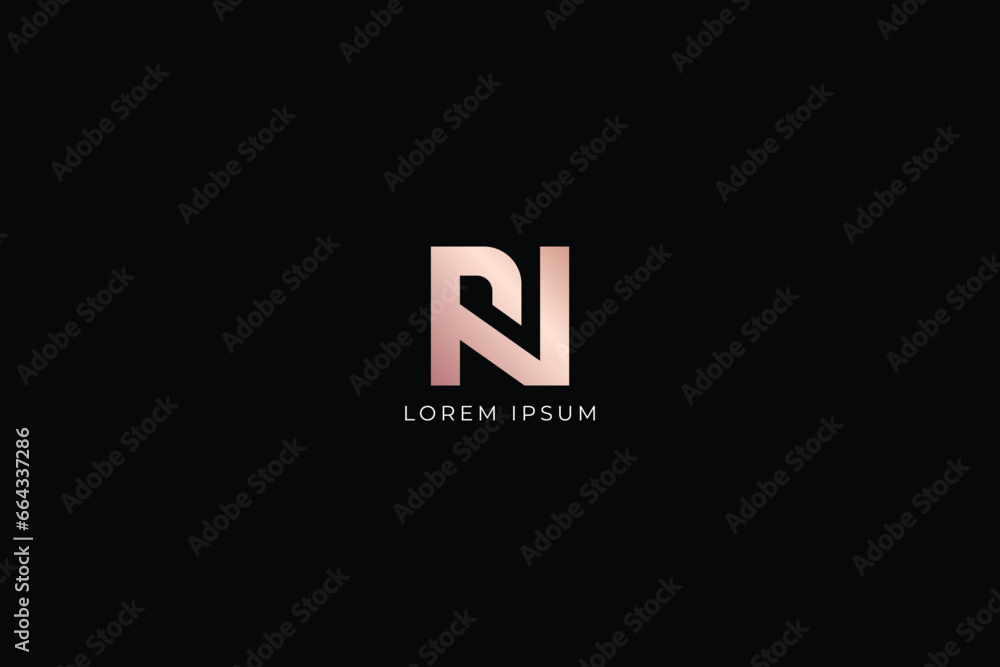 rn letter line style modern abstract design creative golden wordmark design typography illustration, nr wordmark, rn logo rn letter line style modern abstract design creative golden wordmark design typography illustration, nr wordmark, rn logo
