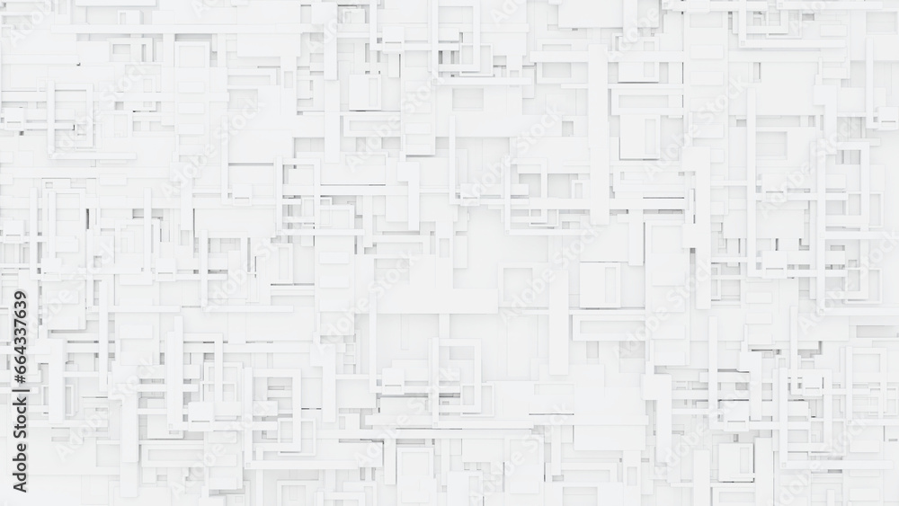 3d illustration of Futuristic frame artistic geometrical design drawing or draft style black and white architecture and modern tech background banner and wallpaper.3d renden. 3d illustration of Futuristic frame artistic geometrical design drawing or draft style black and white architecture and modern tech background banner and wallpaper.3d renden.