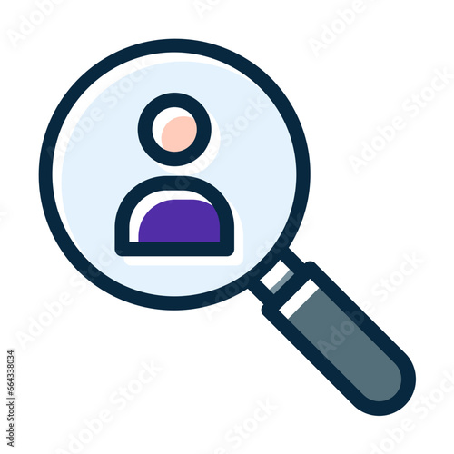Anthropology Vector Thick Line Filled Dark Colors