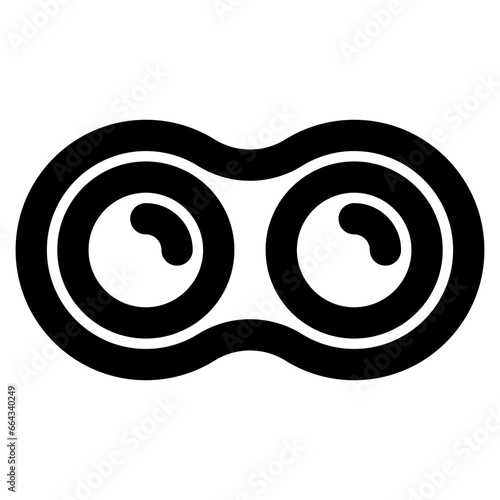 contact lens icon vector illustration asset element
