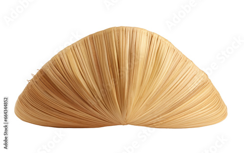 Palm Leaf Hat Topor on isolated background