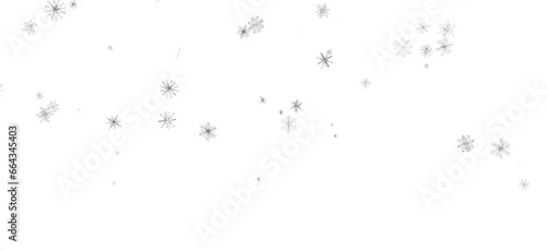 Glistening Snow Shower  Striking 3D Illustration Showcasing Falling Holiday Snowflakes