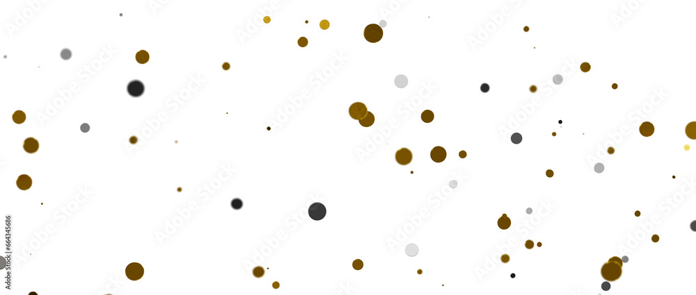 gold Confetti Glitter Overlay - PNG