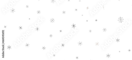 Magical Snow Cascade: Mind-Blowing 3D Illustration of Falling Christmas Snowflakes