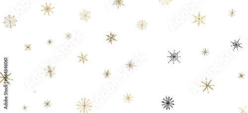 Snowflake Bliss  Striking 3D Illustration Showcasing Falling Holiday Snowflakes