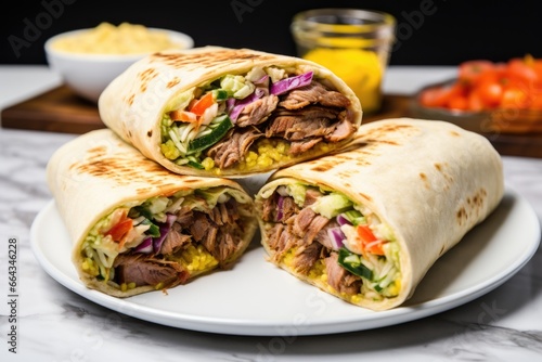 shawarma wrap series starting from filling to final wrap