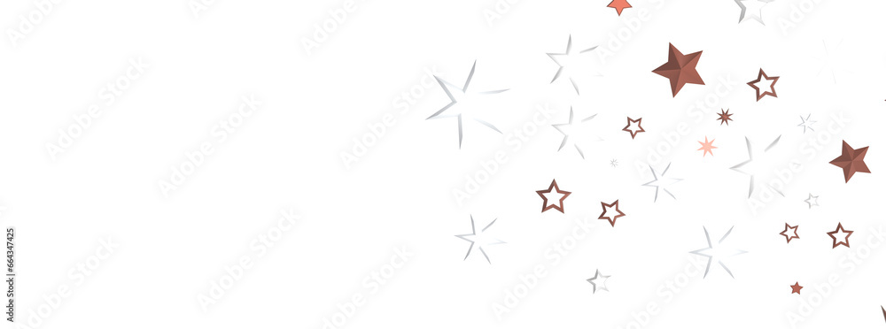 Christmas Star Plummet: Astonishing 3D Illustration Depicting Falling Holiday Stardust