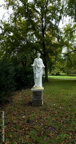 Statue in einem Park in der norddeutschen Stadt 