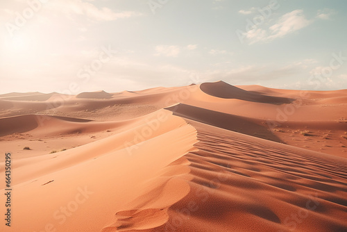 Footprints in the desert