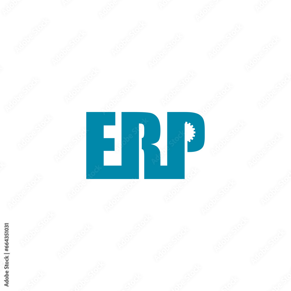 ERP logo icon isolated on transparent background ERP logo icon isolated on transparent background