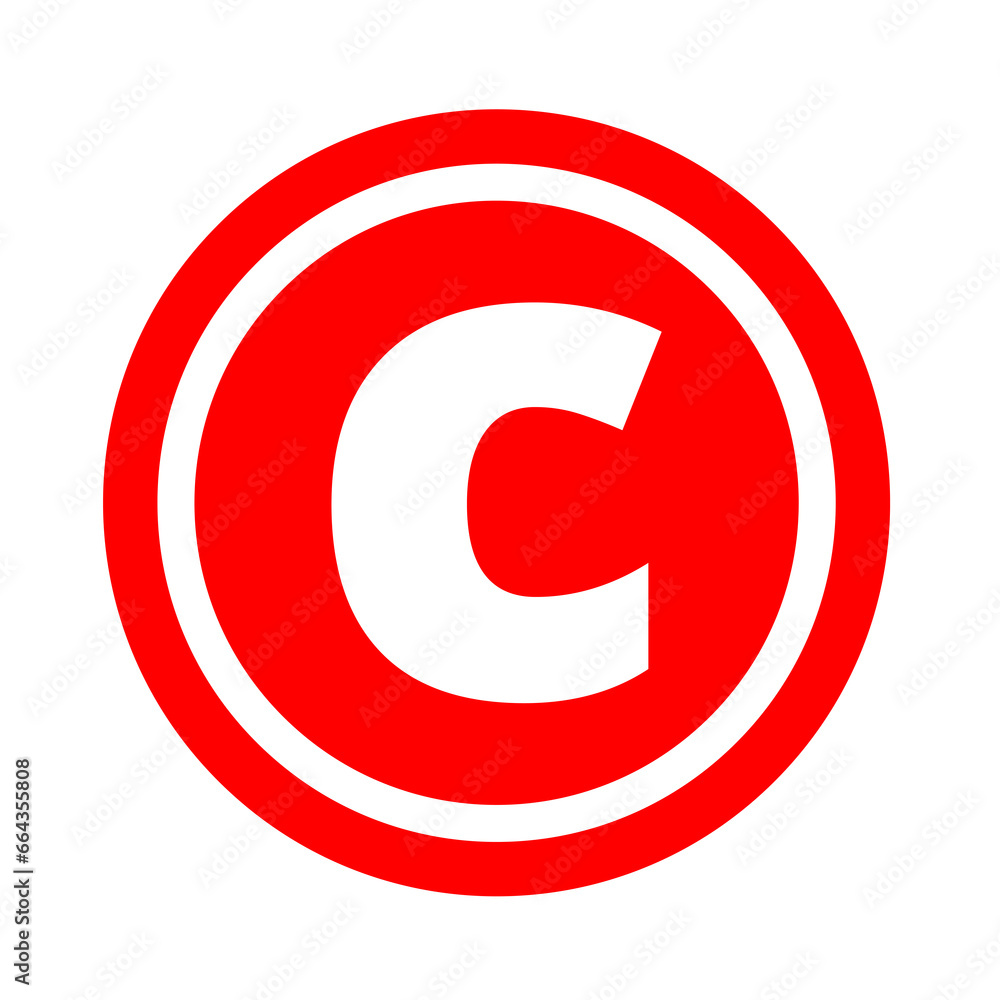 C Symbol trademark on Transparent Background
C Symbol trademark on Transparent Background