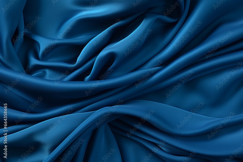 Fototapeta premium Exquisite blue Satin Background