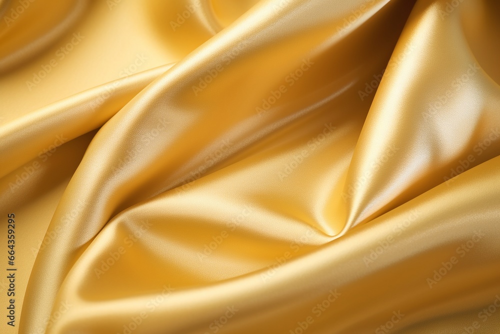 Exquisite Golden Satin Background Exquisite Golden Satin Background