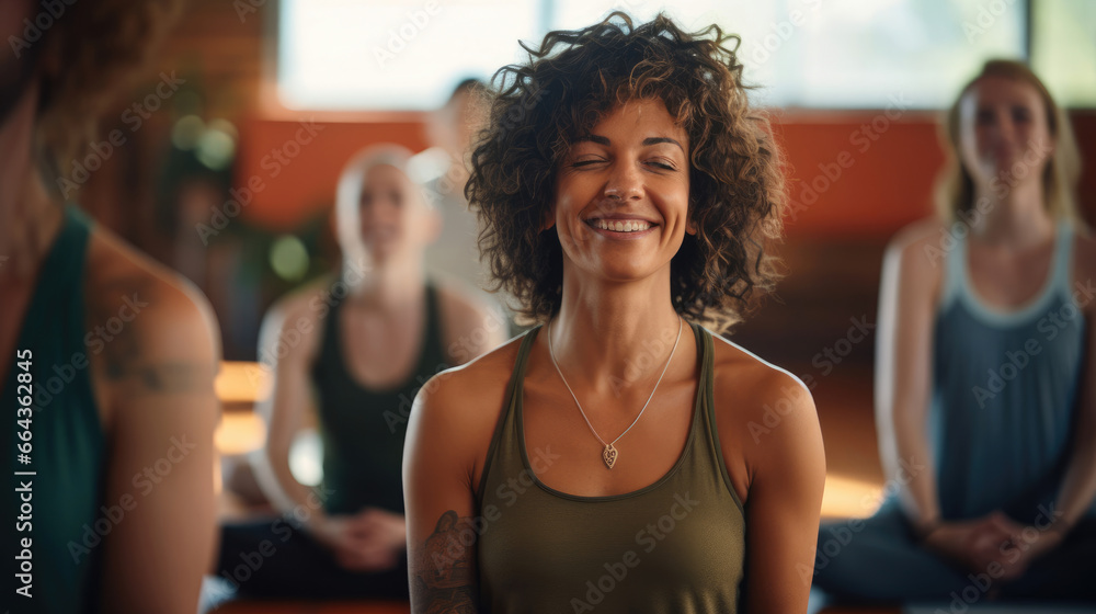 Dynamic inclusive yoga: peace through laughter and movement.