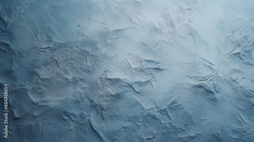 Plaster texture in blue tones is depicted in the background.