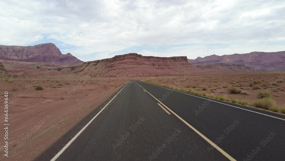 Driving Plate Grand Canyon East Rim Marble Canyon Southbound Multicam Set 13 Rear View Colorado River Arizona Southwest USA Driving Plate Grand Canyon East Rim Marble Canyon Southbound Multicam Set 13 Rear View Colorado River Arizona Southwest USA