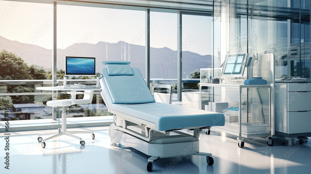 a nurse's desk in a newly constructed hospital building, highlighting efficiency and organization. a nurse's desk in a newly constructed hospital building, highlighting efficiency and organization.