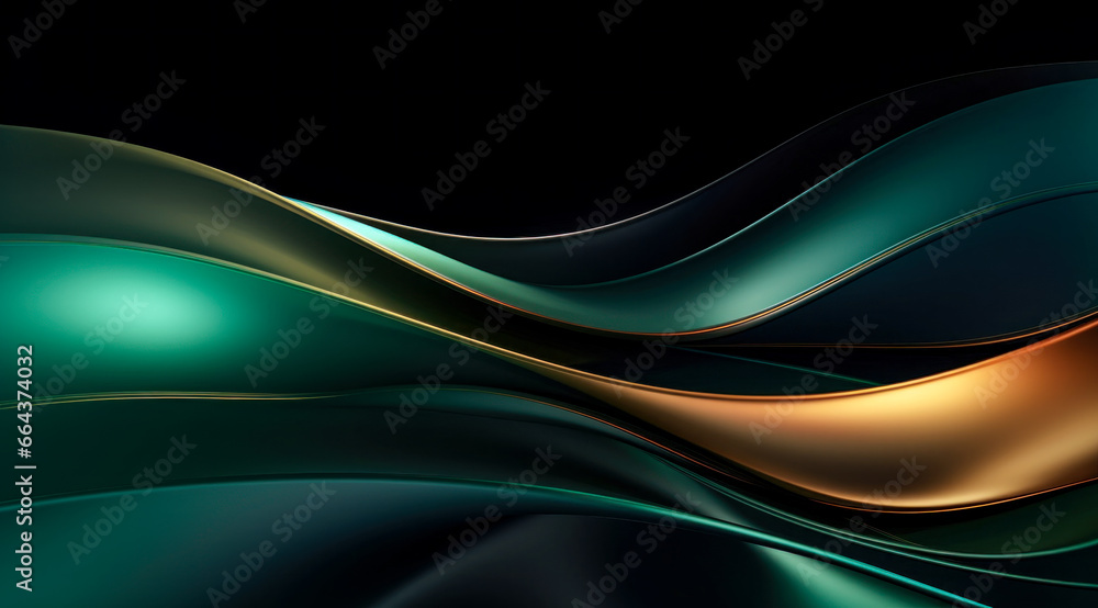 Fototapeta premium Backdrop Background a Dynamic Wave in Spectral Hues Harmonious Wallpaper Digital Art Poster Cover Magazine Card