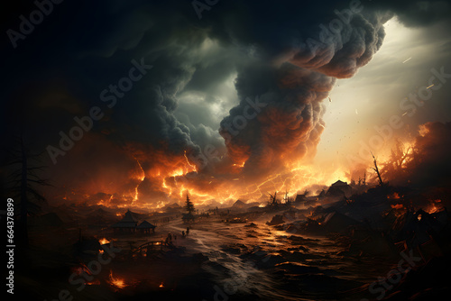 Concept of catastrophe and natural disaster © Alex Bur