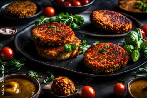 lamb chops with vegetables