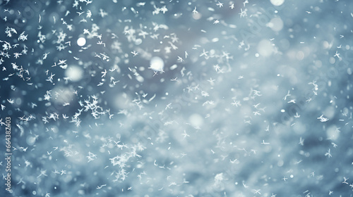 winter wallpaper with snowflakes falling