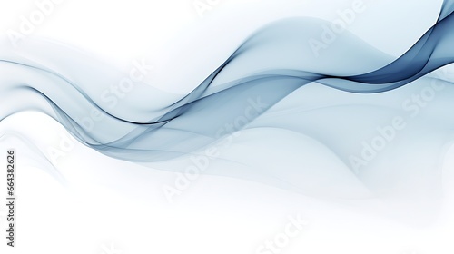 Photo colorful abstract wave design element. Abstract multicolor flowing wave lines isolated on white background