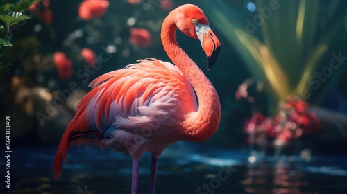 Flamingo, AI generated Image