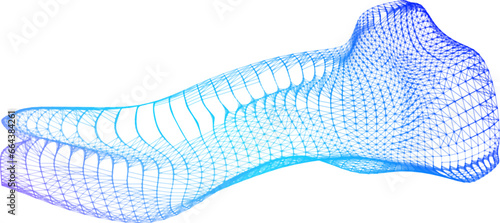 Network lines. Net wave information flow. Scientific paradigm solutions future. Forward vision progress. Big data cells deep development analysis. foresight conference background banner.