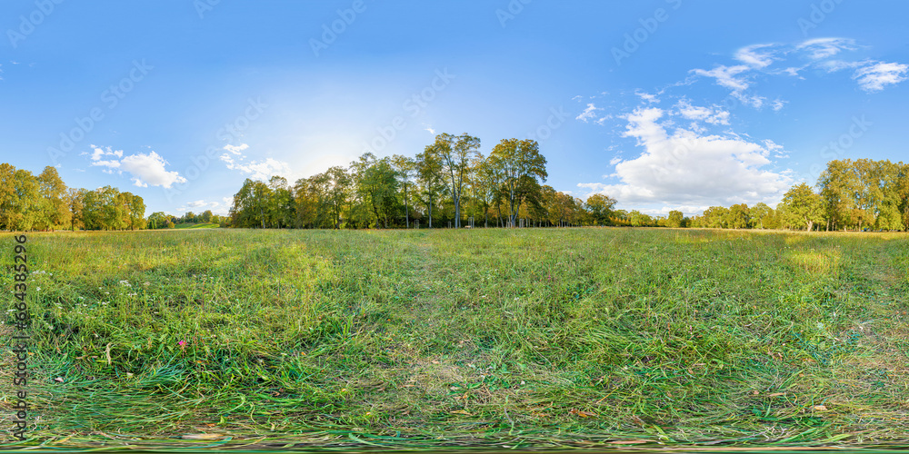 forest park 360° x 180° equirectangular vr environment city park worms germany 98k