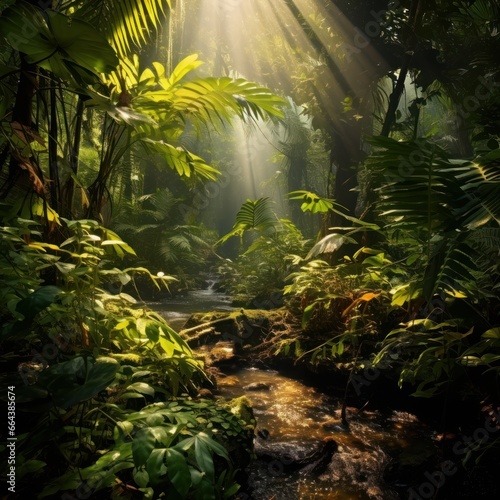 Wallpaper Mural Very Dense Tropical Forest Torontodigital.ca