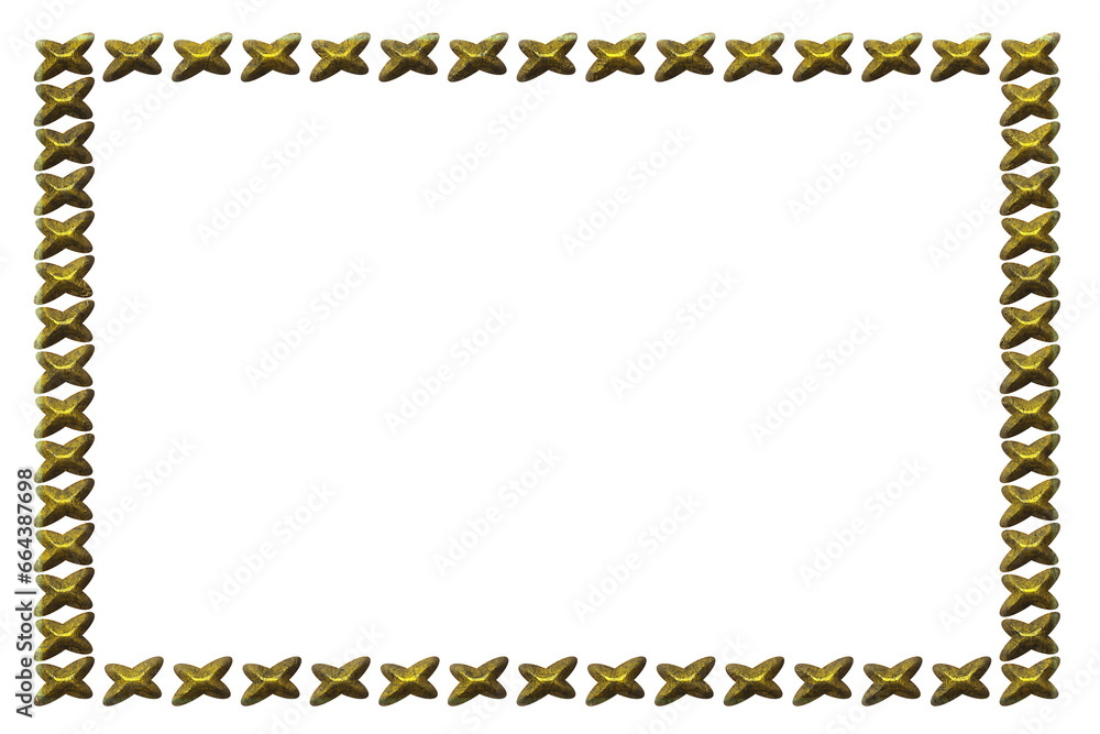 Destroyed and grunge metal- photo frame. 3d illustration Destroyed and grunge metal- photo frame. 3d illustration