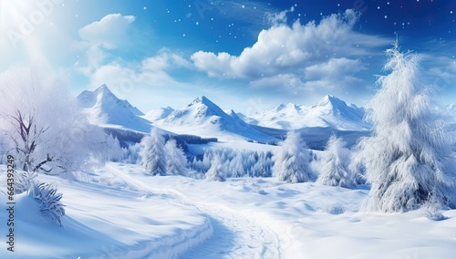 winter forest landscape © andy_boehler
