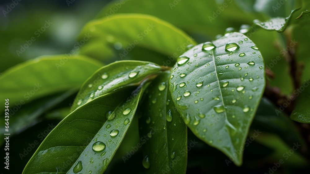 Fresh Blooming Flora in Rainy Close-Up generated by AI tool Fresh Blooming Flora in Rainy Close-Up generated by AI tool