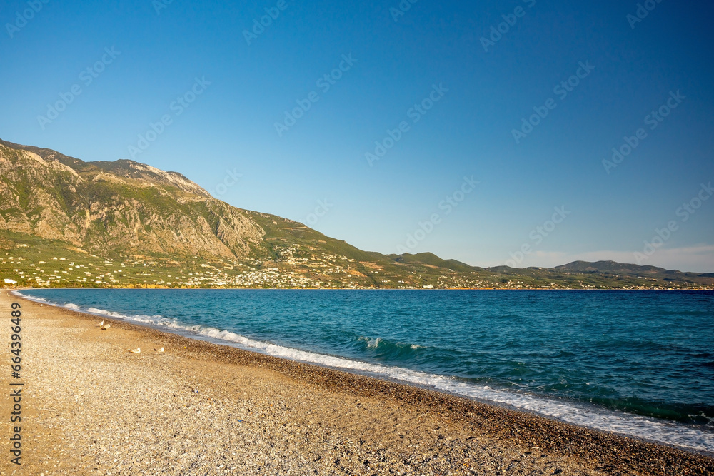 Kalamata beach and seafront, Greece	