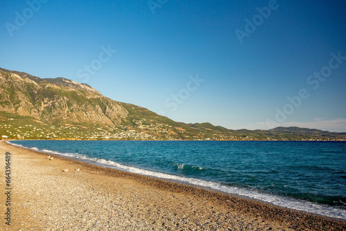 Kalamata beach and seafront  Greece 