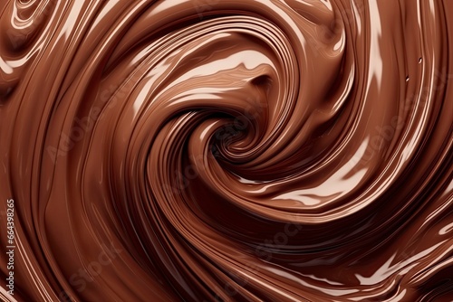 chocolate background with a heart