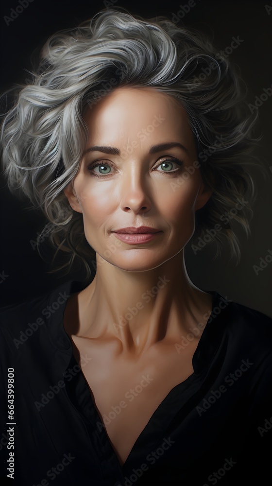 Frauen Portrait mittleres Alter Frauen Portrait mittleres Alter
