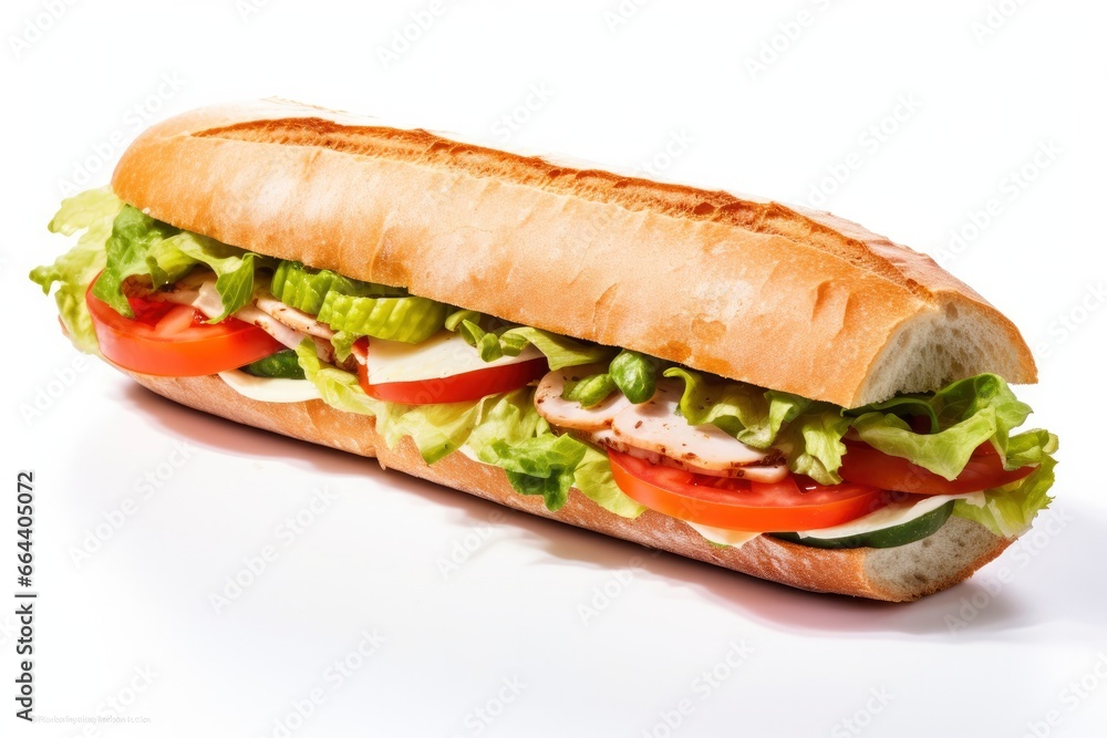 Gourmet sandwich isolated on white background. Gourmet sandwich isolated on white background.