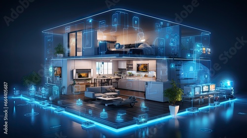A Glimpse into the Connected Smart Home of Tomorrow. © Dibos