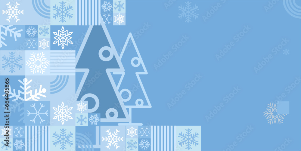 christmas background, banner, illustration. Christmas cookie
