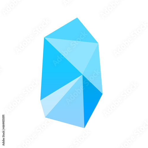 Clip art of blue gem