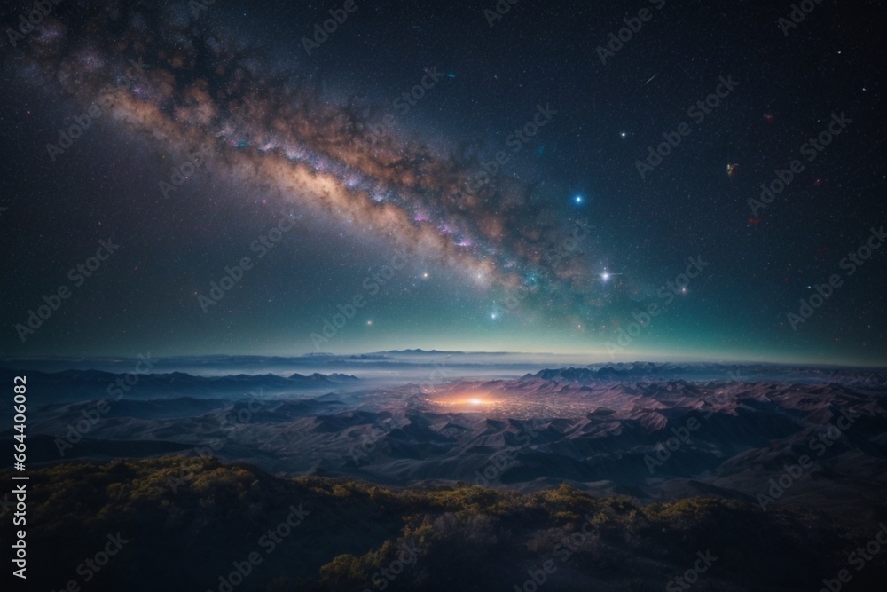 space background with galaxy and stars for wallpaper