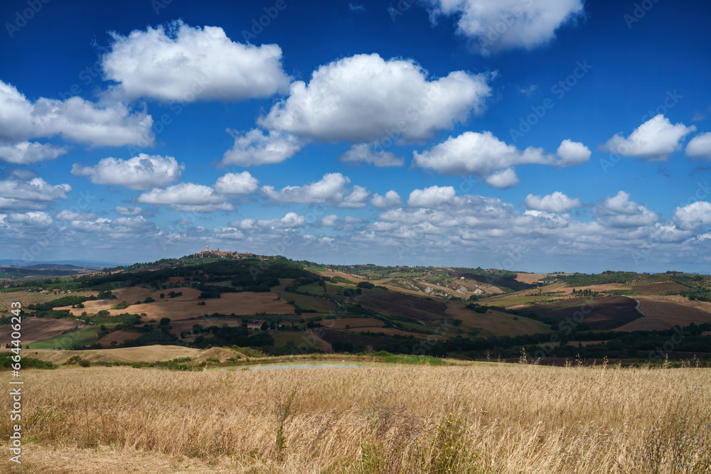 Rural landscape in Tuscany near Pienza