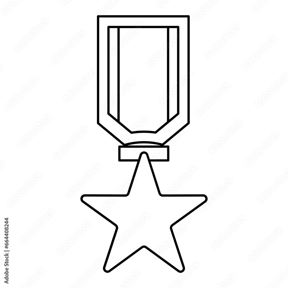 Award icon line