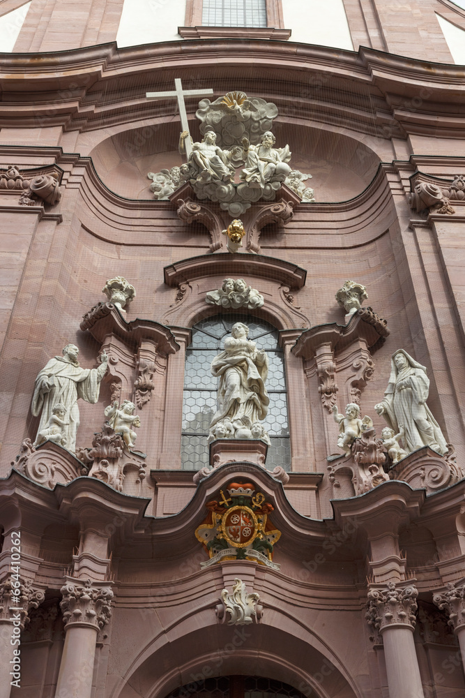 St. Augustine's Church. City of Mainz Germany. Rhineland Palatinate.